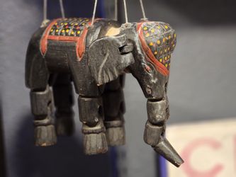 Vintage Puppet And Statue