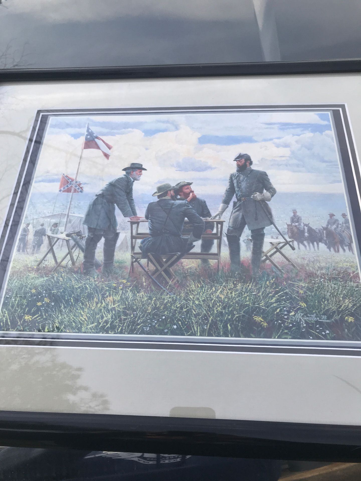 Civil War Paintings of Mort Kunstler framed