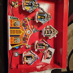 RARE Disney Store Display – Mr. Christmas Mickey’s Clock Shop – Animated Lights & Music (1998)