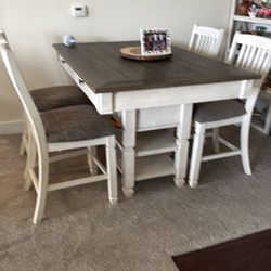 Table and chairs