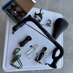 Lot of Bicycle Bike Parts (Colnago, Campagnolo, Origin8, Tektro, Etc.)