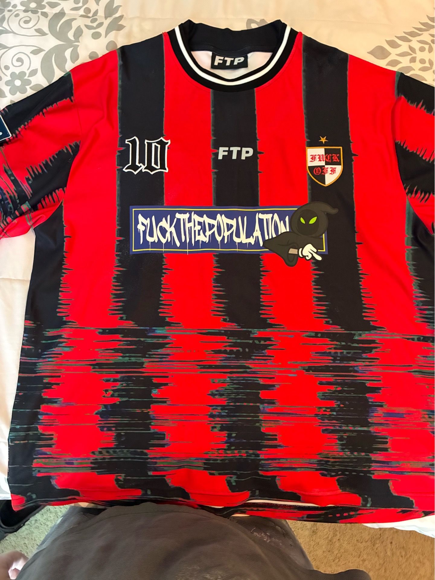 FTP “blurred vision soccer jersey”