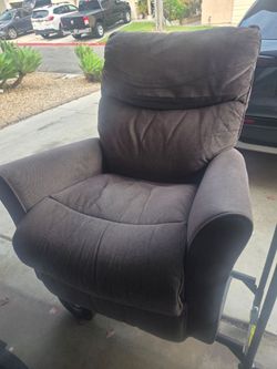 Greyish brown recliner