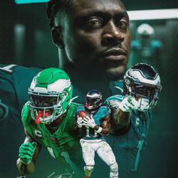 AJ Brown Record Breaking Photo 8x10 Black Frame 