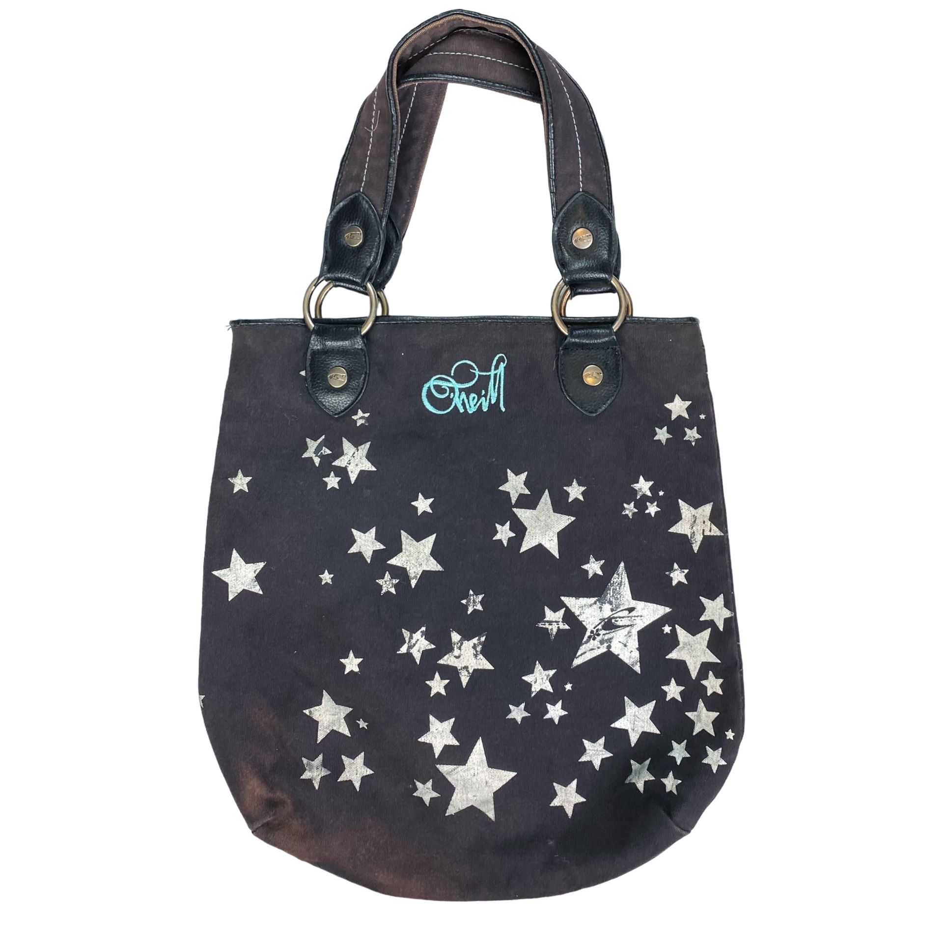 O’Neill Distressed Black Star Tote Bag