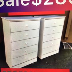 Two Dresser New White $280
