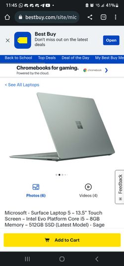Microsoft Surface Laptop 5 with 13.5 Touch Screen, Intel Evo