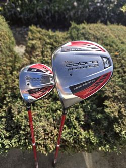 2 left-handed  cobra golf Clubs drivers