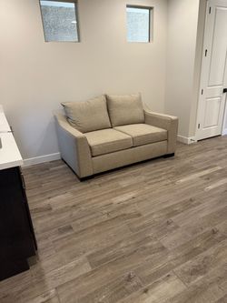 Beautiful Beige 2-Piece Loveseat –  Great Condition $50