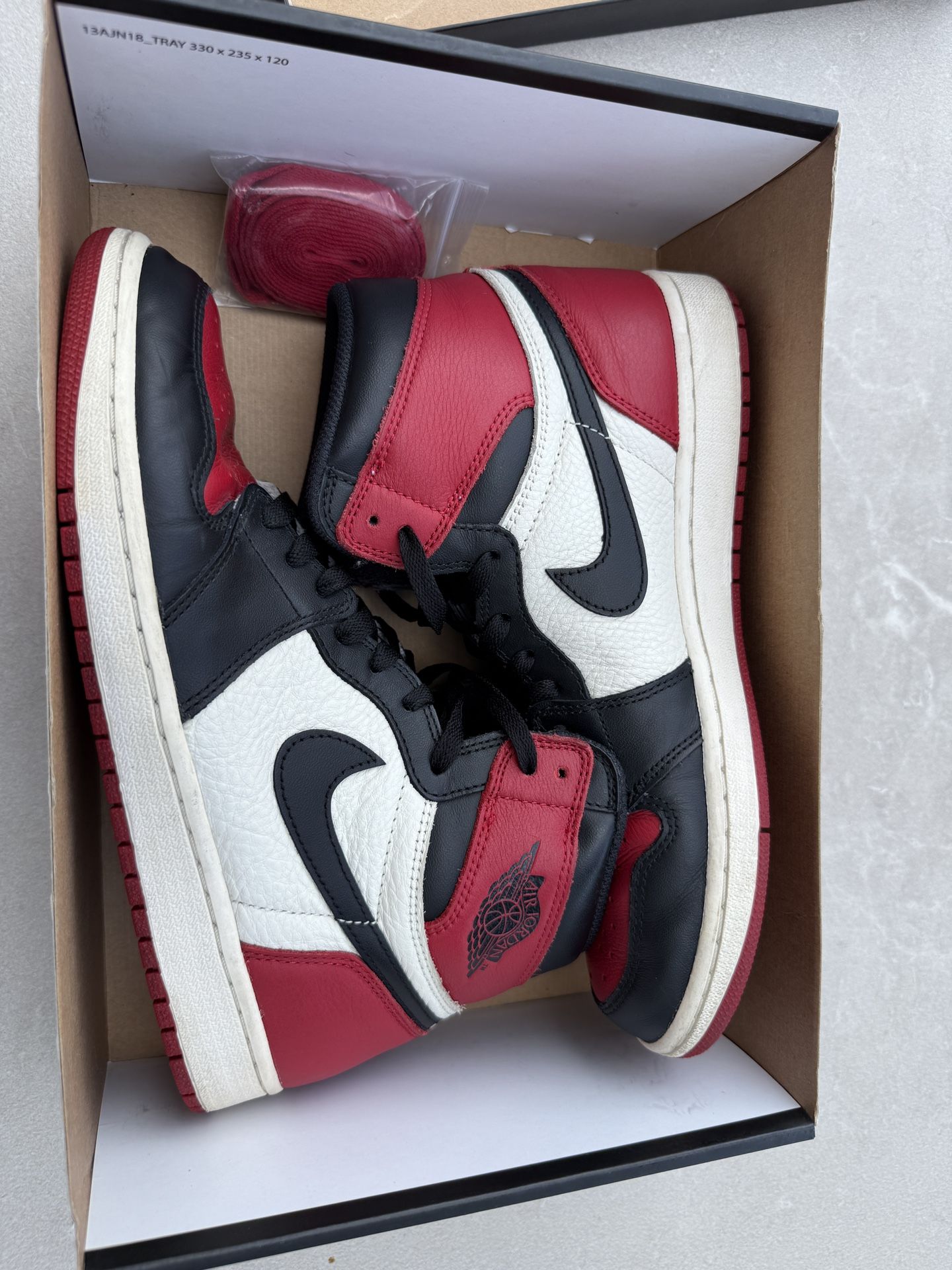 Jordan 1 Bred Toe