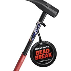 32'' Heavy Duty Tire Bead Breaker Hammer, Duck Billed Tire Hammer for Fast Bead Breaking, Tire Bead Breaker Tool for Semi Trucks, Passenger Car, Picku