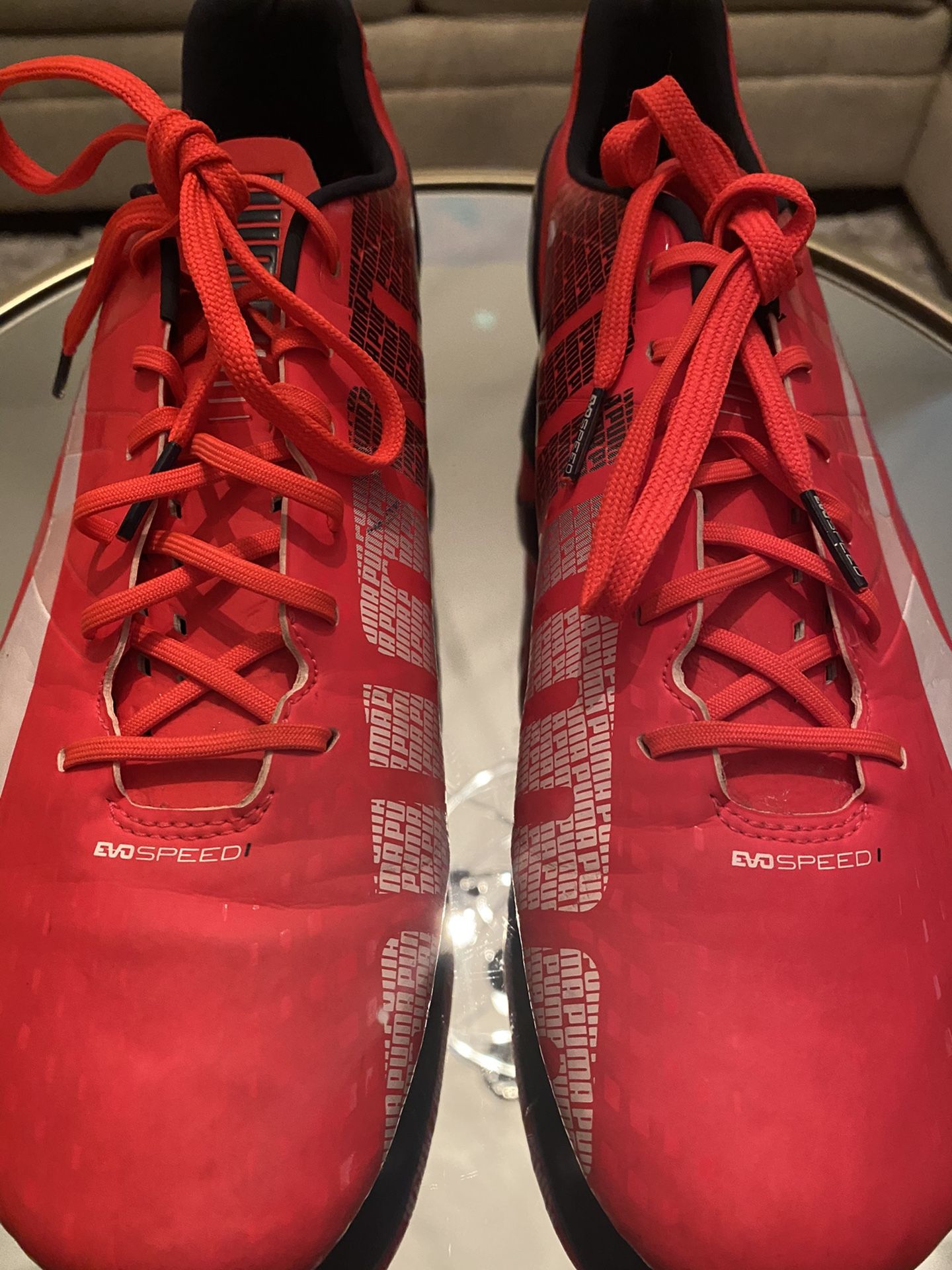 Puma means cleats size 12