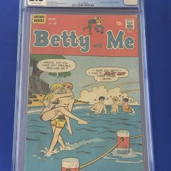 BETTY AND ME 16 CGC 2.5 Classic Inuendo BEAT OFF Cover Archie Jughead Comic 1968