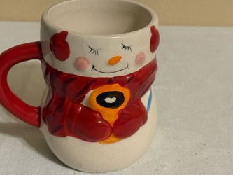 Ceramic Snowman Christmas Mug