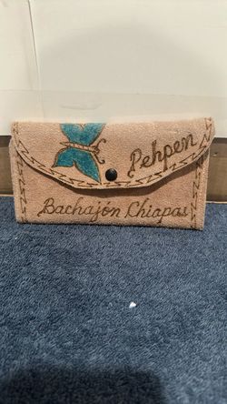 Handmade suede    Wallet Bachajón Chiapas