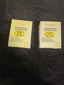 2 Pack NP-BN1 N type Battery