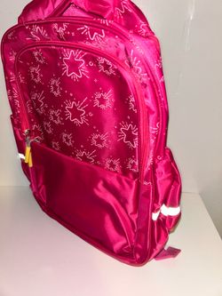 Pink star backpack