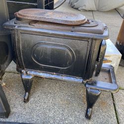 Vintage Cash Iron cook firewood barrel