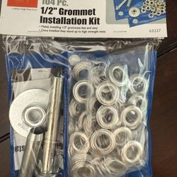 1/2 In. Grommet Installation Kit, 104 Piece