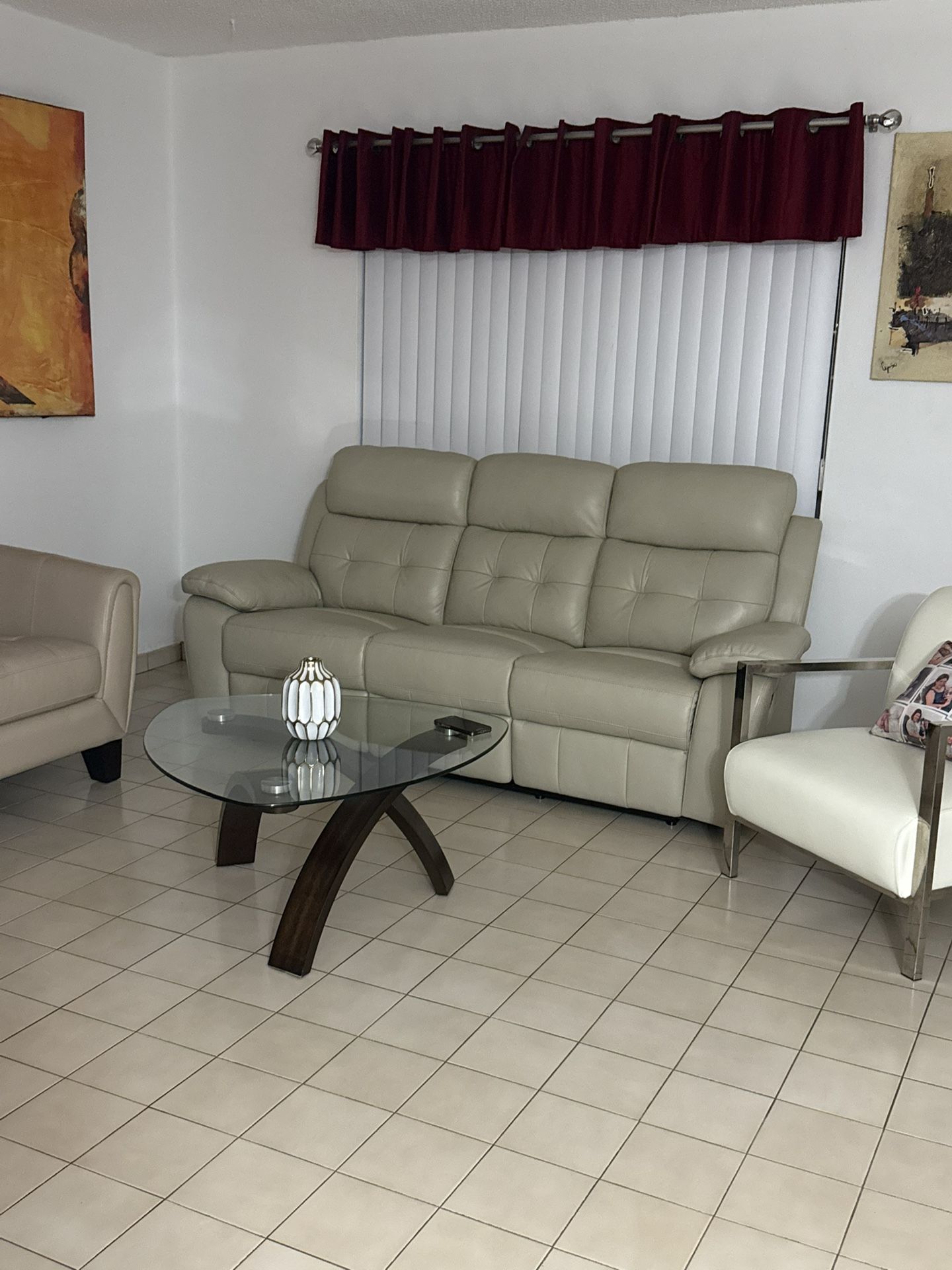Beige Couch Set
