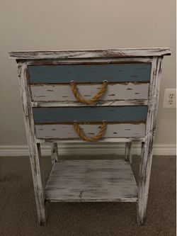 Rustic Coastal End Table