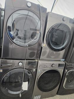 lg washer and dryer set electric like new