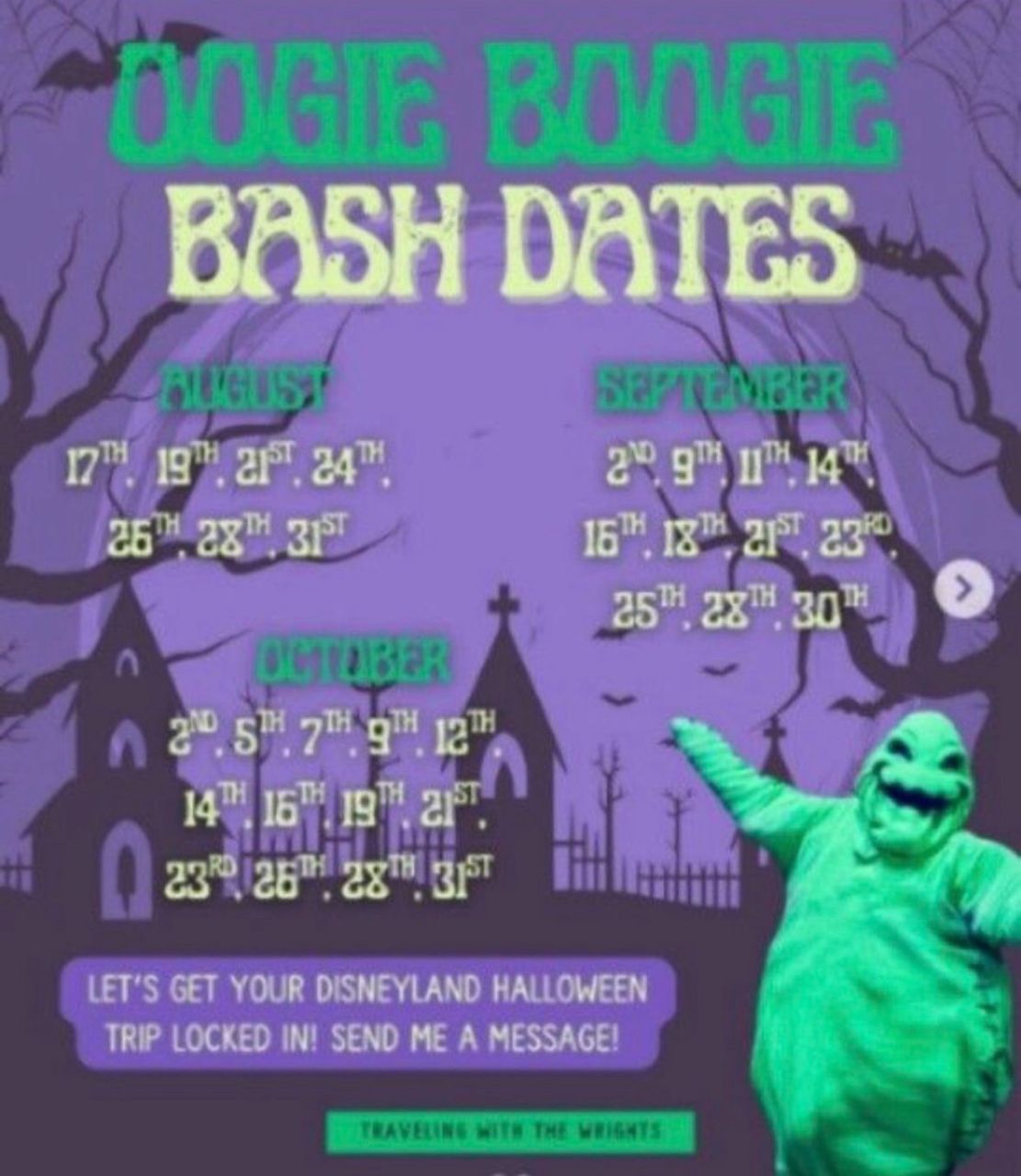 Oogie Boogie Bash Event 2025