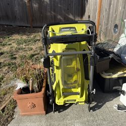 Cordless Electric Battery Lawn Mowers with RYOBI
