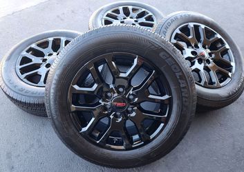 20" Toyota Tundra New Gloss Black Wheels And Tires