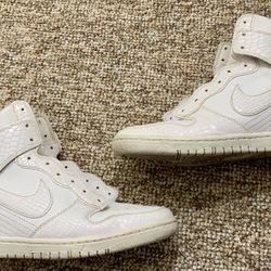 Nike Dunk Sky Hi White Womens Size 11 