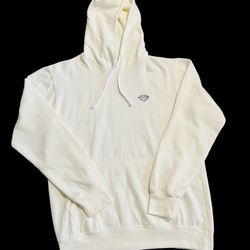 Diamond supply co. cream large hoodie NWOT