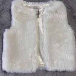 Size 7/8 Girls-Faux Fur Vest by Cynthia Rowley