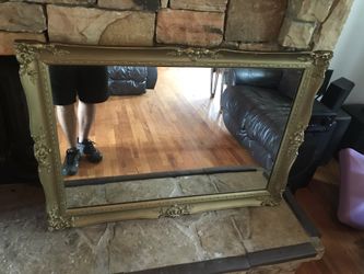 Beautiful Antique Gold Mirror 41x29