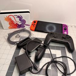 Nintendo Switch Pokemon Scarlet Violet OLED Tablet Console