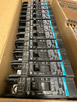 BQD120BP  1-pole, 20-amp, thermal-magnetic molded case circuit breaker ($300 each)