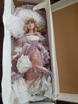 "Grace" Victorian Porcelain doll by Delton