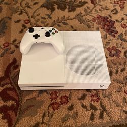 Xbox One S With Controller And Wires