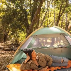 Intex TPU camping sleeping mat with hand held mini USB pump