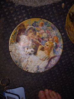 Sandra kuck tea party limited edition collectors plate victorian days