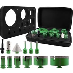 Diamond Tile Hole Saw Kit