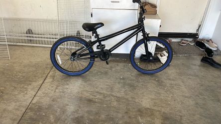 Bike- black and blue tires
