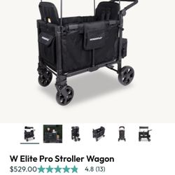 Wonderfold WonderLuxe Stroller Wagon 