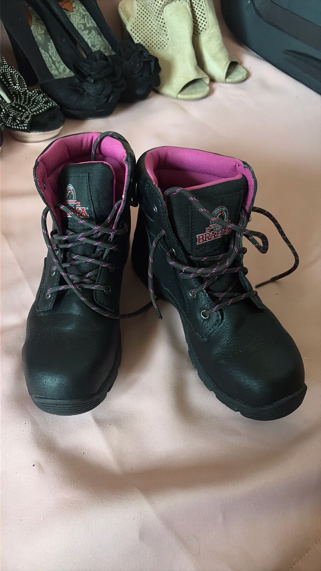 New Female steel toe Brahma Boots