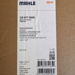 MAHLE / BEHR radiator (part # CR 877 000S) — specifically made for a BMW X3 F25 