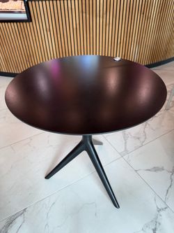 (6) Mari-Sol 27-1/4" Black Table Top w/28-3/4"H Table Base $505ea New