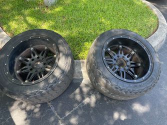 Set of 4 truck wheels