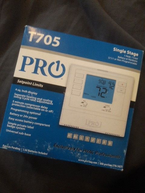 Pro 1 thermostat