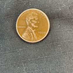 Uber Rare 1935 No Mint Mark Wheat Sent 
