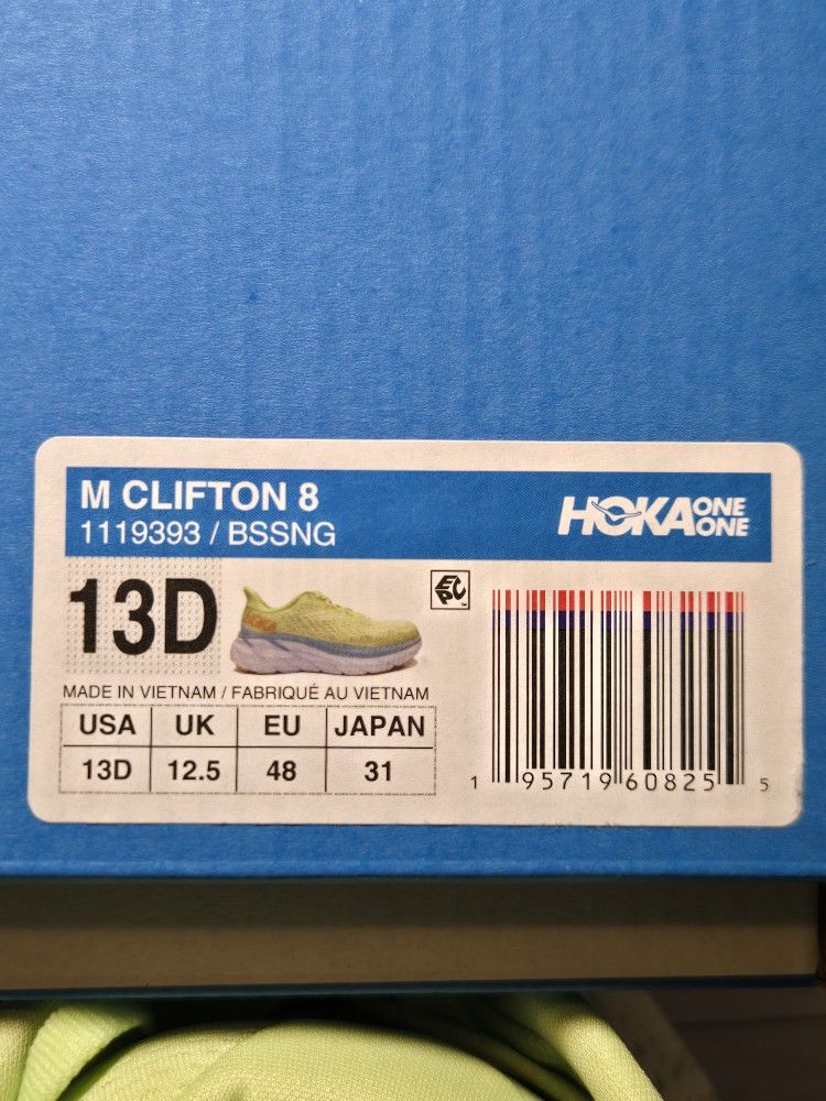 Hoka One One Clifton 8 Butterfly Summer Song Mens Size 13 D. Brand New With Box Hoka One One | Shoes | Hoka One One Clifton 8 Butterfly  main image 2