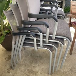 Grey color chairs